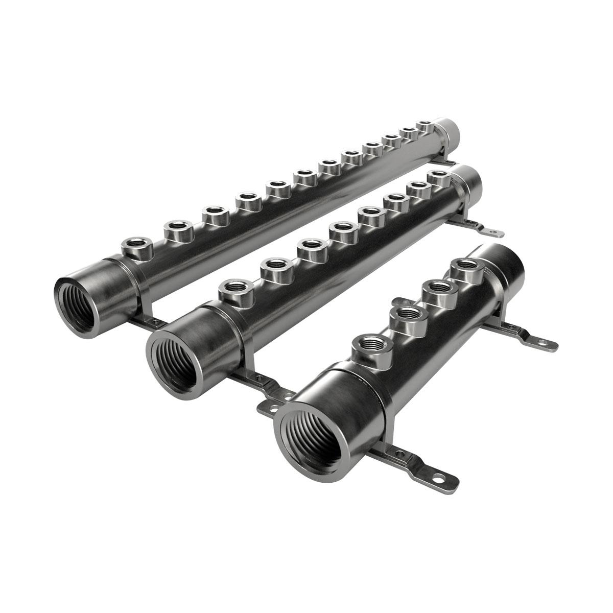 Heavy Duty inline RVS Verdelers