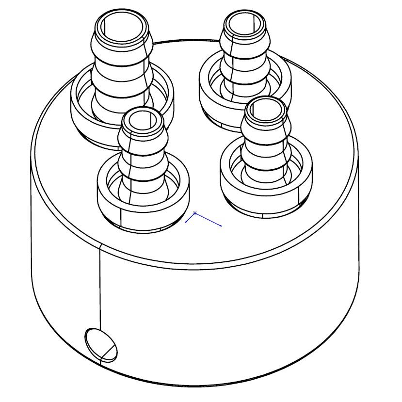 HAT-07 - Assembleeradapter Schroefdraad-slangtule koppelingen 
