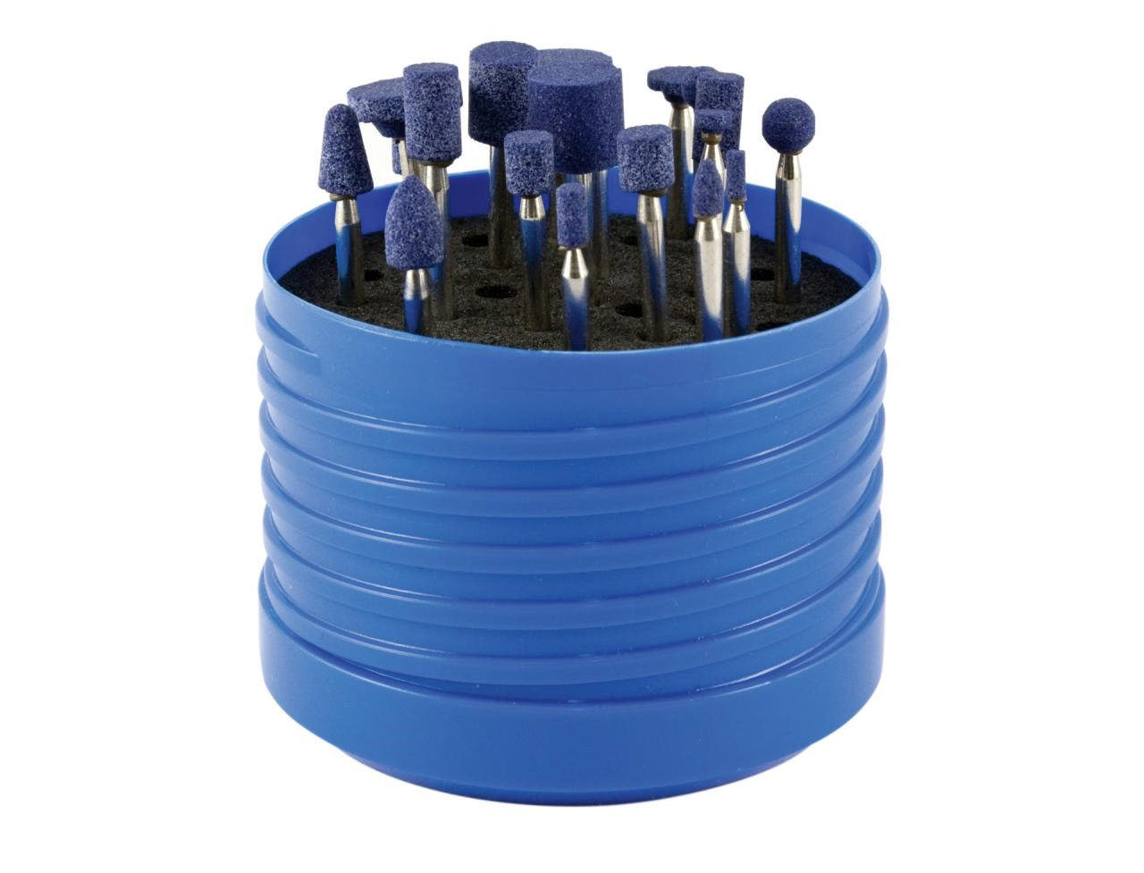 Blue Stones slijpstiften Set 19 stuks