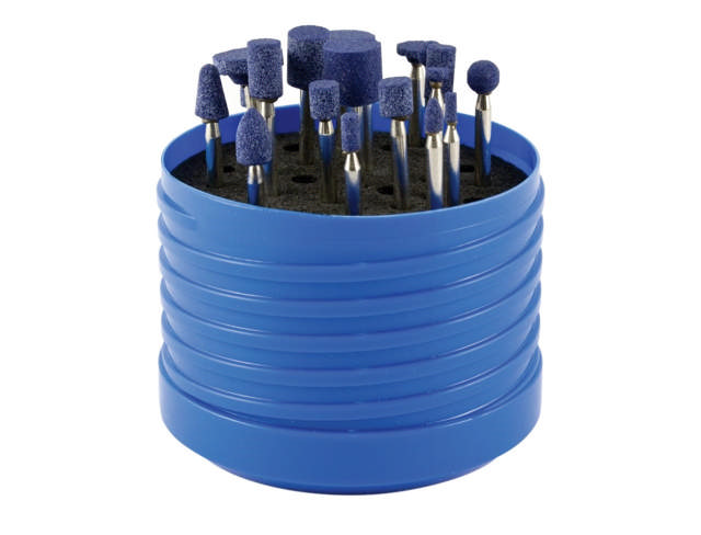 Blue Stones slijpstiften Set 19 stuks