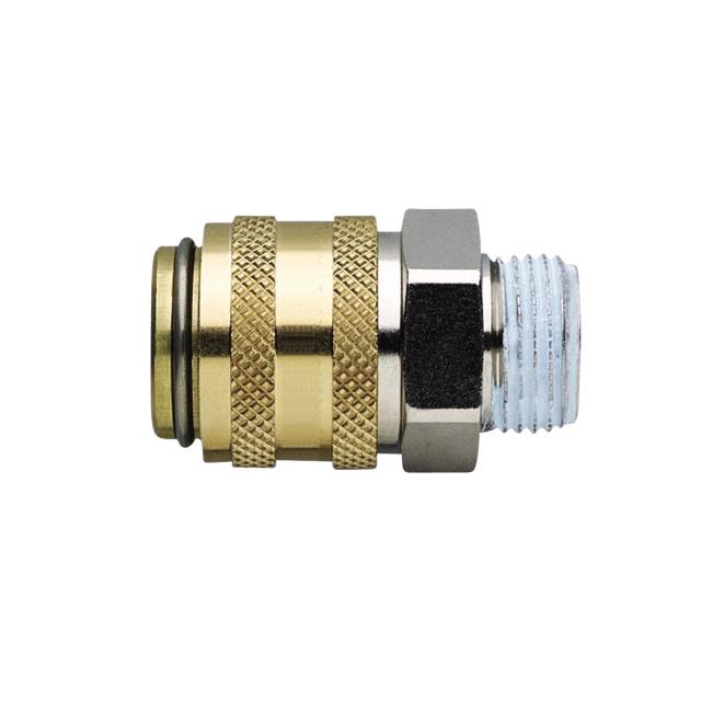 Coupleur fileté, version courte compatible Hasco