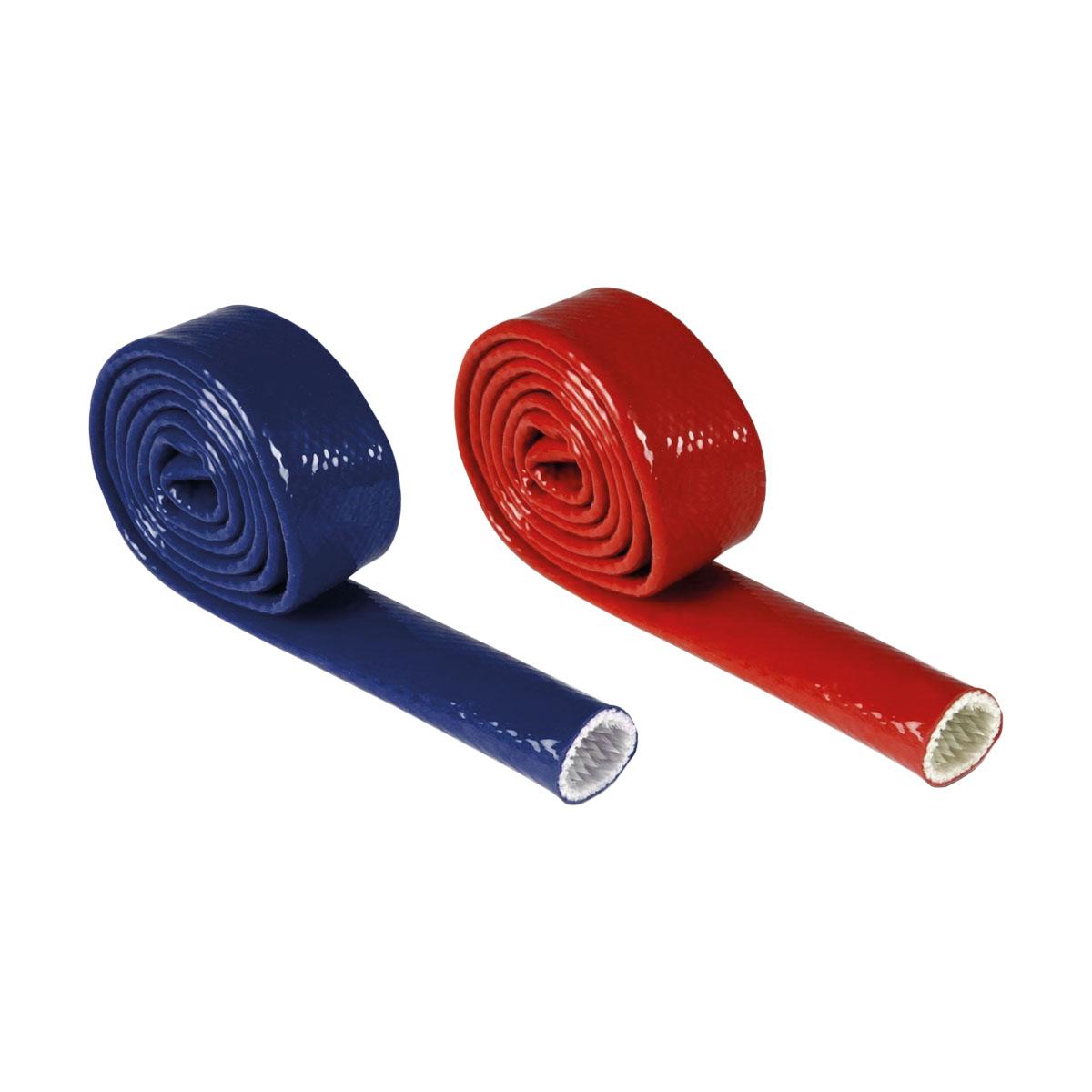 Gaine isolante silicone 260°C Rouge/bleu