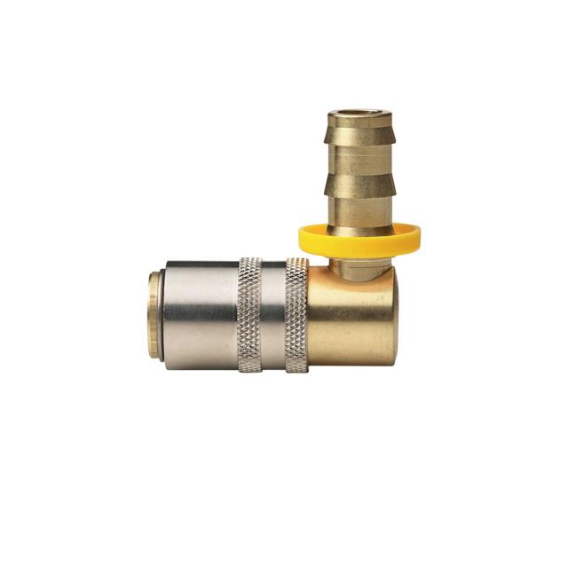Koppeling type Push-Lock Slangtule 90° Hasco* stijl
